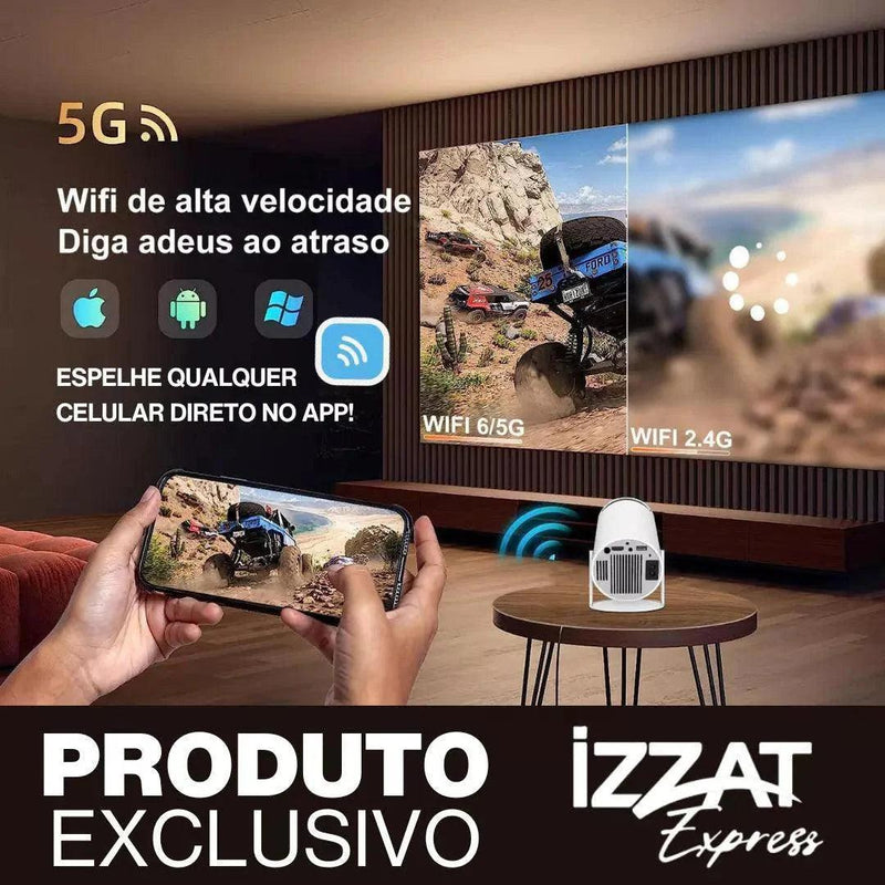Projetor Portátil 4K - ORIGINAL