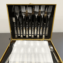 Conjunto Premium Talheres Gold Deluxe - (24 Peças)