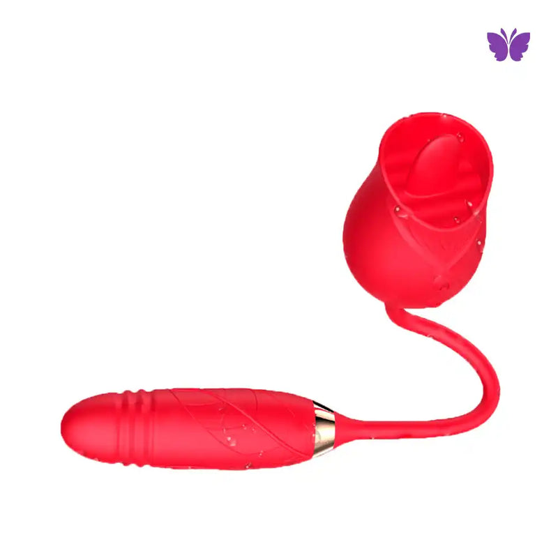 Vibrador de Língua Ponto G e Clitóris Dose Dupla (+BRINDE GRÁTIS!)🥵